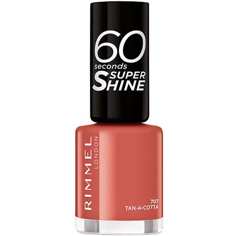 Rimmel 60 Seconds Super Shine - Smalto Unghie 707 Tan A Cotta - Foto 1
