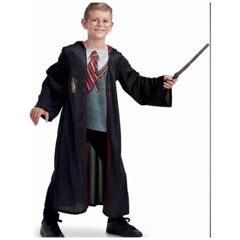 Costume Harry Potter Per Bambino Con Accessori - Taglia: 7/8 Anni (117/128 Cm)  - Foto 2