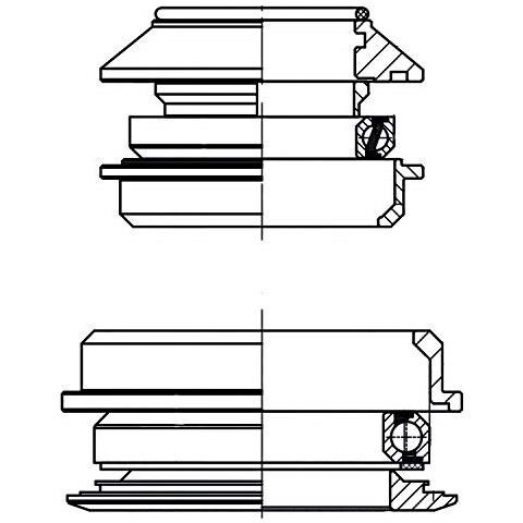 Auricolare Ahead Carousel Hs Mix 1 1/8''' Nero - Foto 2