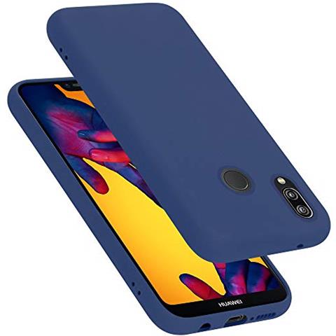 Custodia Compatibile Con Huawei P20 Lite / Nova 3e In Liquid Blu - Coperchio Protettivo In Silicone Tpu Flessibile - Foto 1