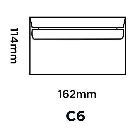 Puramente Ogni Giorno C6 114 X 162 Mm 90 G Guarnizione Di Auto Wallet (260250 Pr) Bianco - Confezione Da 50 - Foto 2