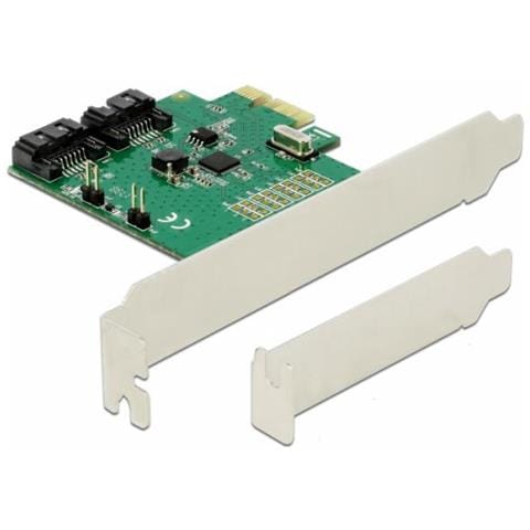 Ã¢â‚¬â¢ Anschlãƒâ¼sse: 2 X Sata 6 Gb/s 7 Pin Stecker / 1 X Pci Express X1, V2.0 / 2 X 2 Pin Pfostenstecker Fãƒâ¼r Led Ã¢ - Foto 1