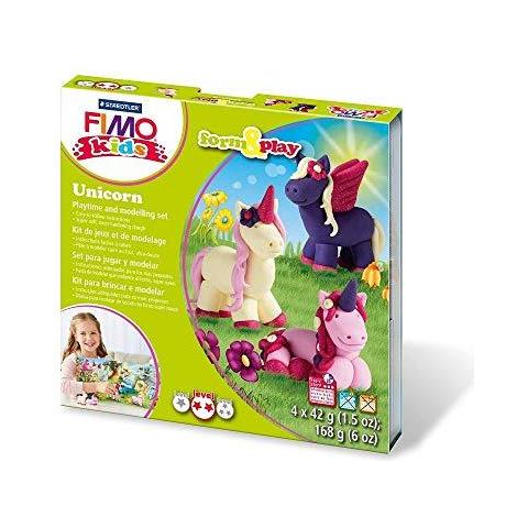 8034 19 Lz Fimo Bambini Unicorn Forma E Play Set - Foto 1