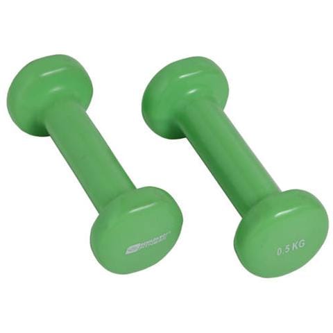 Manubri per Ginnastica 2 x 0.5 Kg Colore Verde - Foto 1