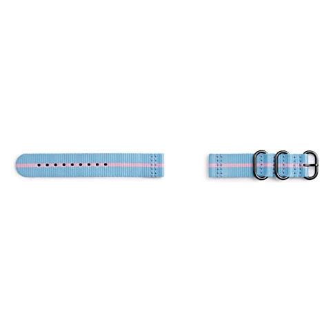 Premium Nato Watch strap Nylon Blu - Foto 2