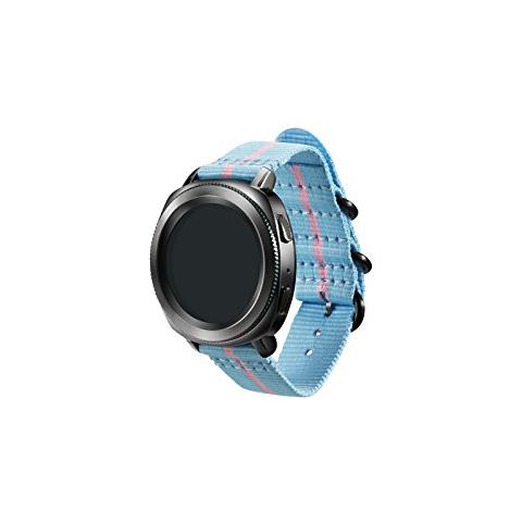 Premium Nato Watch strap Nylon Blu - Foto 3