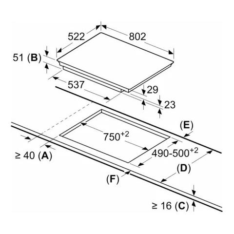 Piano Cottura PIV851FB1E a Induzione 5 Zone Cottura da 80.2 cm Colore Nero - Foto 5