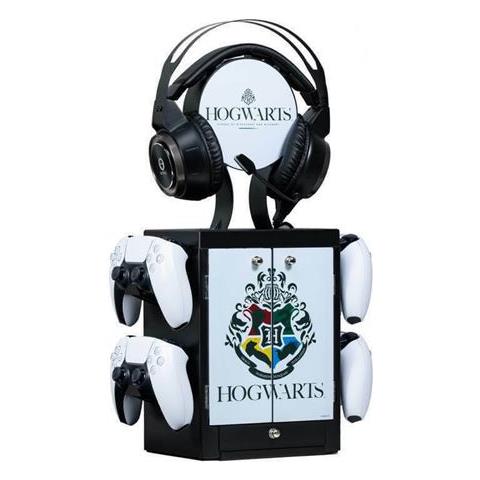 Harry Potter - Armadietto Da Gioco Ufficiale Di Hogwarts Per 4 Controller - 10 Giochi - 1 Auricolare - Foto 1