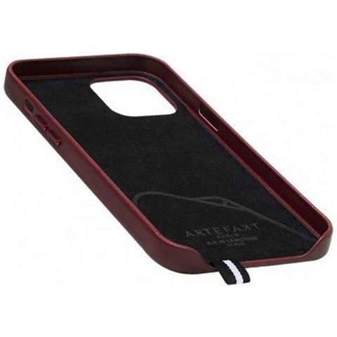 Cover Per Iphone 12 Pro Max In Pelle Elysée, Bordeaux - Foto 4