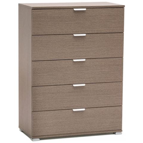 Mobiletto 5 Cassetti Rovere Grigio - Foto 1