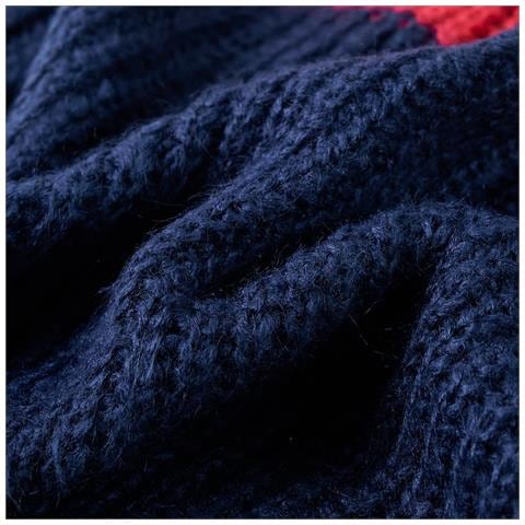 Maglione Per Bambini Lavorato A Maglia Blu Marino 140 - Foto 7