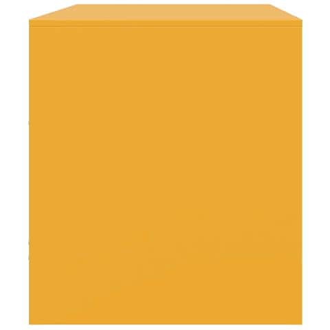 Mobili TV 2 pz Giallo Senape 67x39x44 cm in Acciaio - Foto 2