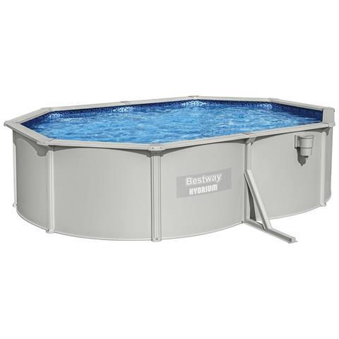 Piscina In Acciaio Fuori Terra Ovale Hydrium 500x360x120 Cm 56586 - Foto 2