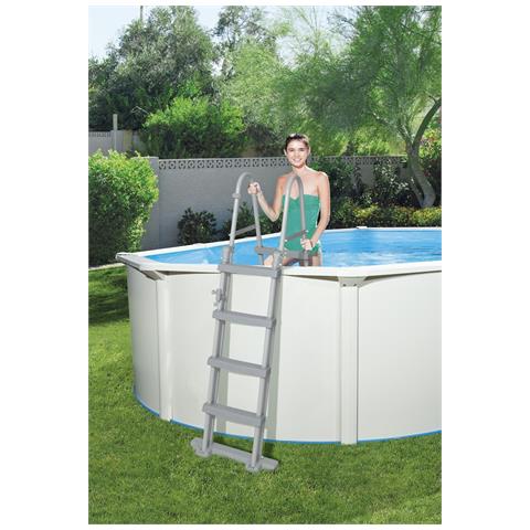 Piscina In Acciaio Fuori Terra Ovale Hydrium 500x360x120 Cm 56586 - Foto 8