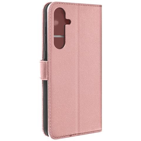Custodia Per Samsung A55 Portafoglio Funzione Supporto E Cordino, Rosa Champagne - Foto 1