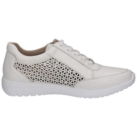 Leisure Trainers White Nappa Sneakers Pelle Scarpe Donna Bianco Eu 36, 9-23550-42-102 - Foto 3