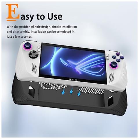 Custodia Protettiva In Silicone Asus Rogally White - Foto 2