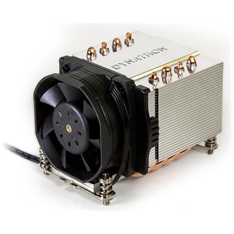 A24 sistema di raffreddamento per computer Processore Refrigeratore 6 cm Nero, Argento 1 pz - Foto 1