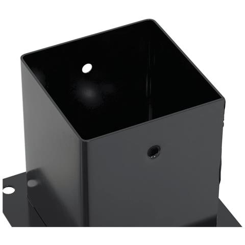 Basi per Pali Quadrati 4pz 121x121mm Acciaio Verniciato Polvere - Foto 9