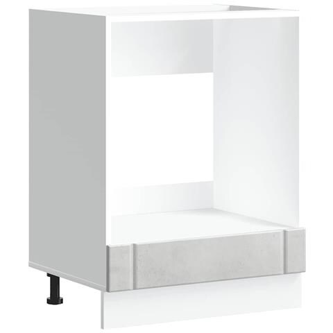 Armadio Forno Lucca Grigio Cemento In Legno Multistrato - Foto 2