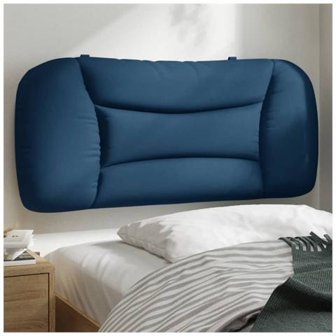 Lusso Casadino -  Cuscino Testiera Hvar Blu 90 Cm In Tessuto - Foto 8