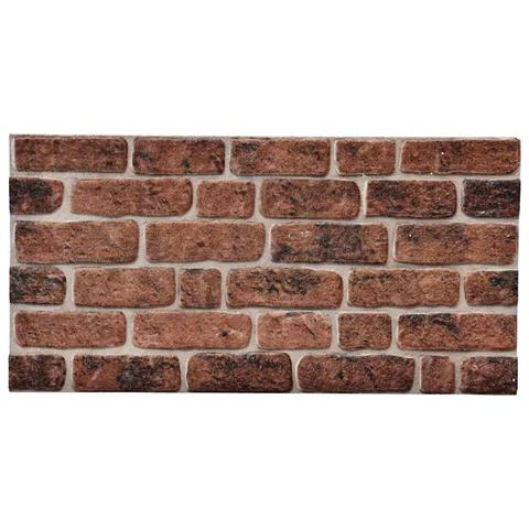 Lusso Casadino -  Pannelli Murali 3d Con Mattoni Marrone Scuro 10 Pz Eps - Foto 1