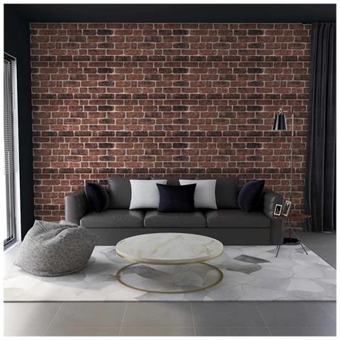 Lusso Casadino -  Pannelli Murali 3d Con Mattoni Marrone Scuro 10 Pz Eps - Foto 8
