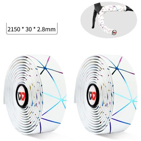 Nastro Manubrio Colorato Per Bici Da Corsa Per Una Presa Migliore White - Foto 3