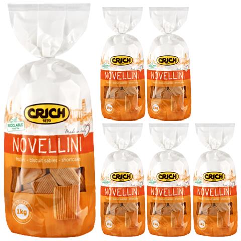 Crich Novellini Biscotti Frollini 6 Sacchetti Da 1 Kg - Foto 1