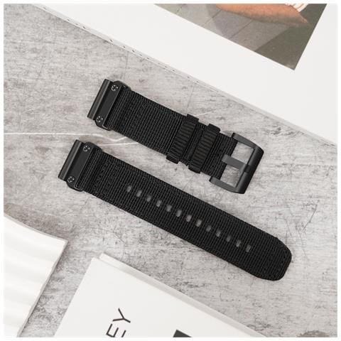 Cinturino Intrecciato In Nylon A Sgancio Rapido Per Garmin 22 Mm - Foto 2