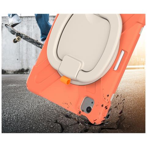 Custodia Per Ipad Pro 5/4/3 12.9” Supporto E Alloggiamento Per Stilo Arancione - Foto 2