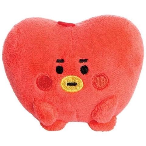 Peluche 8cm Bambino Tata Baby Pong Pong In Poliestere Ultra Morbido Bt21, Rosso - Foto 1