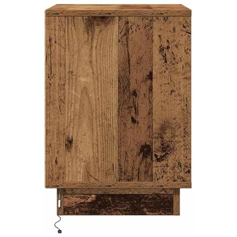 Armadio da Notte con 2 pcs Legno vecchio 39 x 34.5 x 50 cm - Foto 9