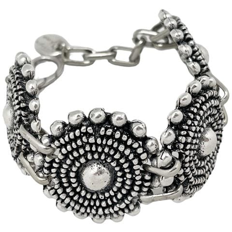 Bracciale Charro In Argento Invecchiato - Foto 1