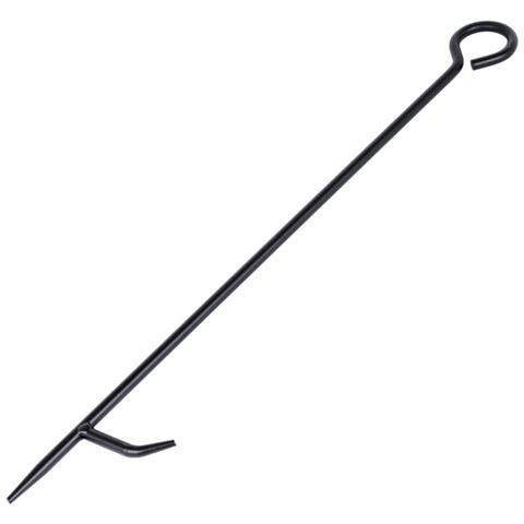 Attizzatoio In Acciaio Verniciato Nero - Foto 1