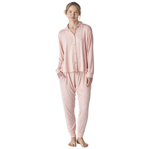 Pigiama Donna In Modal A Maniche Lunghe Stampato Jjb6 - Foto 1