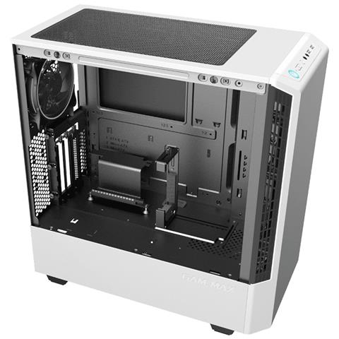 Tower Case ATX MIDI USB 3.0 PC Computer ARGB per computer gaming vetro bianco Panda T802 - Foto 1