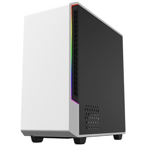 Tower Case ATX MIDI USB 3.0 PC Computer ARGB per computer gaming vetro bianco Panda T802 - Foto 2