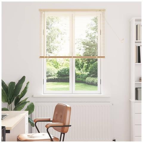 Tenda Veneziana Marrone Chiaro con Motivo 150 x 90 cm PVC - Foto 2
