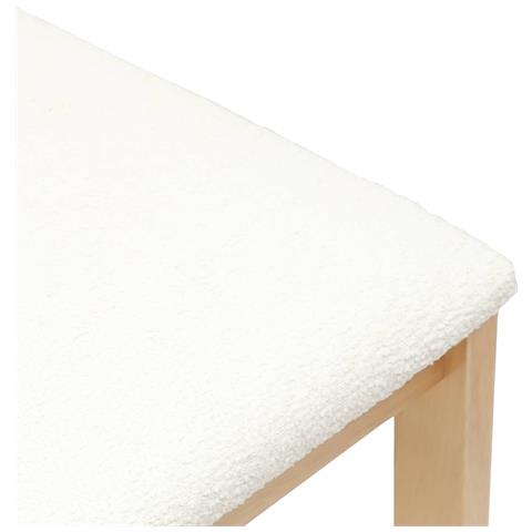 Sedie da pranzo 2 pcs Naturale 40 x 47,5 x 99,5 cm - Foto 9