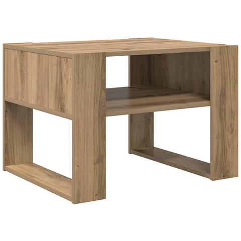 Tavolino da salotto Rovere artigianale 66 x 53 x 45 cm - Foto 1