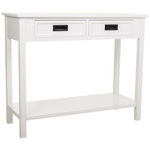 Mobile Da Ingresso In Legno Bianco 100x40x80h - Foto 1