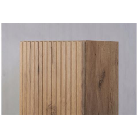 | Mobili da bagno | Rovere dorato | L /A /D ca. 35/136/27 cm | Mobili da bagno, mobile da bagno, armadio alto da bagno | 1 anta Softclose - Foto 2