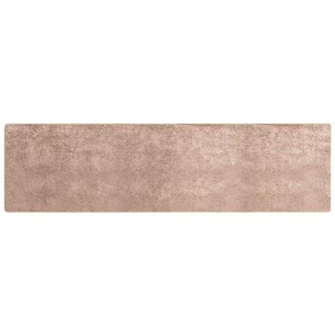 Runner Tappeto MARSA Sabbia 80 x 300 cm Poliestere e PVC - Foto 1