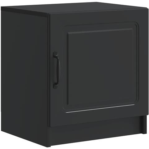 Armadio da Notte Nero 43 x 34,5 x 47 cm Legno ingegnerizzato - Foto 1