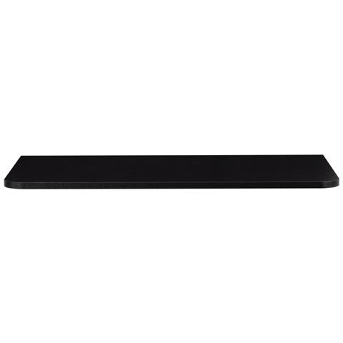Piano lavabo 80 cm, Arrotondato, Cashmere opaco, per lavabo da appoggio, LINEA - Foto 1