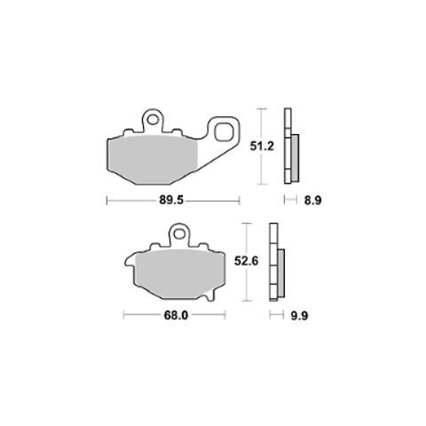 Pastiglie Freno Carbon Ceramic Posteriore - Foto 2