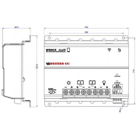Regolatore Di Carica Mttp Wrm-15 Dual Battery 15a - Foto 2