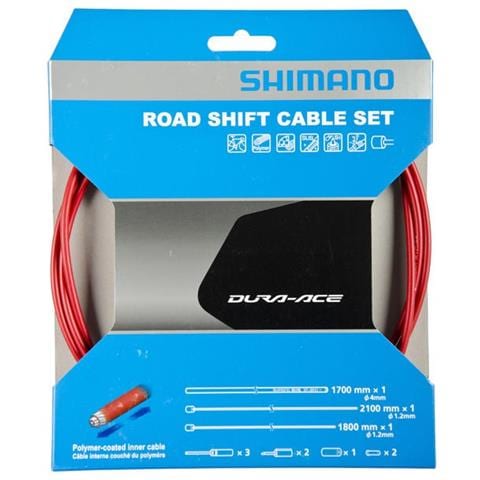 Dura Ace Brake Set Cavi E Guaine Freno Bc-9000 Polymer Red - Foto 1