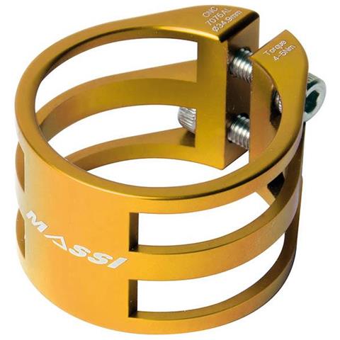 Sellini Seat Post Clamp Cd7075 34.9 Dorada 15gr Ricambi Dei Componenti 34.9 Mm - Foto 1